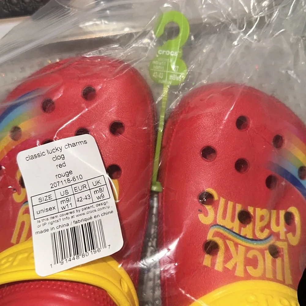 2 time HOST PICK! Limited Edition/Collectible - CROCS LUCKY CHARMS CLOG